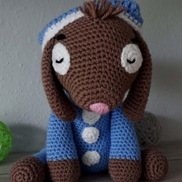 Amigurumi Häkelanleitung Schlafhase Sammy