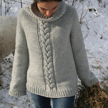Top down Cozy Weekend Sweater.
