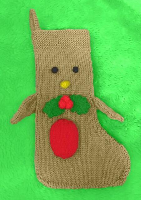 Robin Christmas Stocking