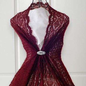 Rectangle Lace Shawl Victoria
