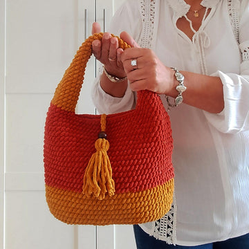 Chenille Egg Bag