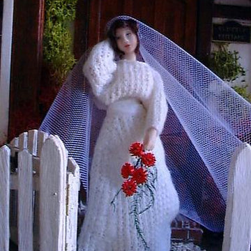 1:12th scale wedding gown c.1934
