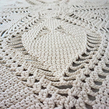 Crochet pattern Rug LIFE IS A FLOWER