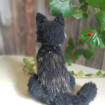 Amigurumi Realistic tricolor Calico Cat, Tuxedo cat