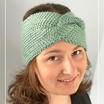 Easy Knit Look Twisted Ear Warmer