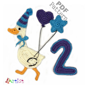 Crochet Animal Number 2 Goose
