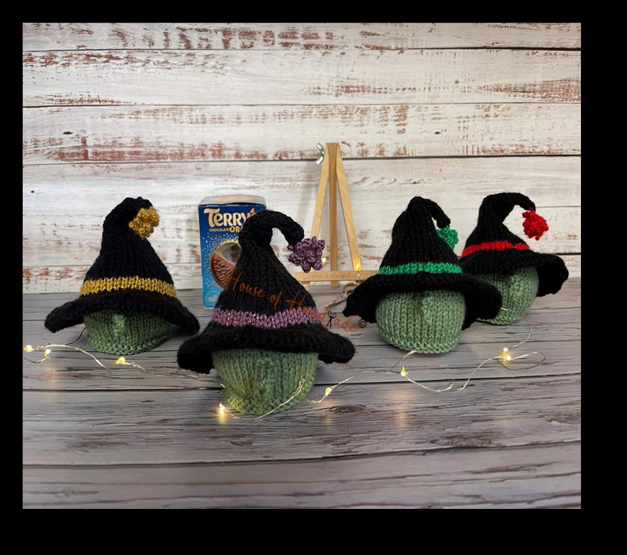 Wicked Witch Chocolate Orange Cover Knitting Patter n