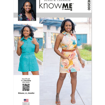Know Me Misses' Dress and Romper ME2030 - Sewing Pattern