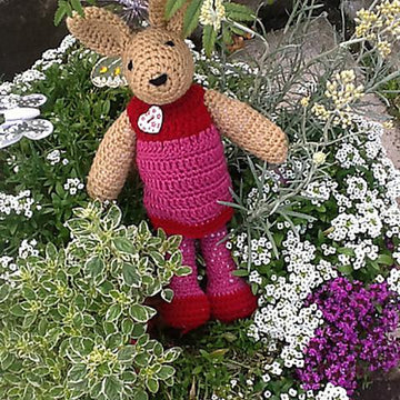 Viola the Rabbit in a Pretty Dress