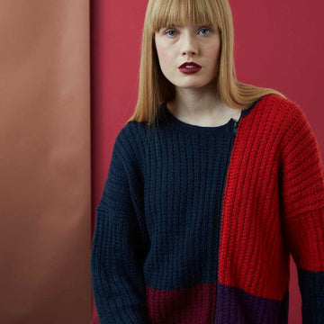 "Marianne Jumper" - Jumper Knitting Pattern For Women in Debbie Bliss Cashmerino Aran - DB223
