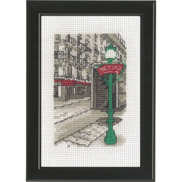 Permin Paris Cross Stitch Kit - 10x15cm