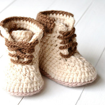 Baby Booties Timberland Style
