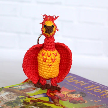 Phoenix Fawkes keychain / Harry wizard friend