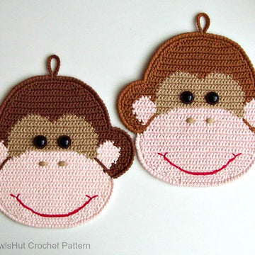 080 Monkey potholder or decor