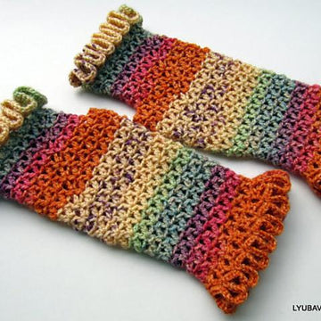 Fingerless Gloves "Happy Autumn Colours"