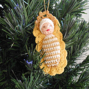 Baby Jesus Crochet Ornament