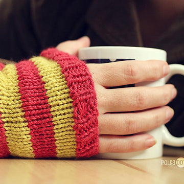 Striped Wristwarmers