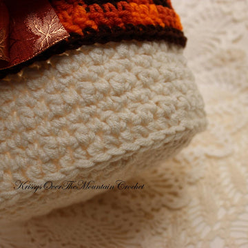 Round Plaid Basket