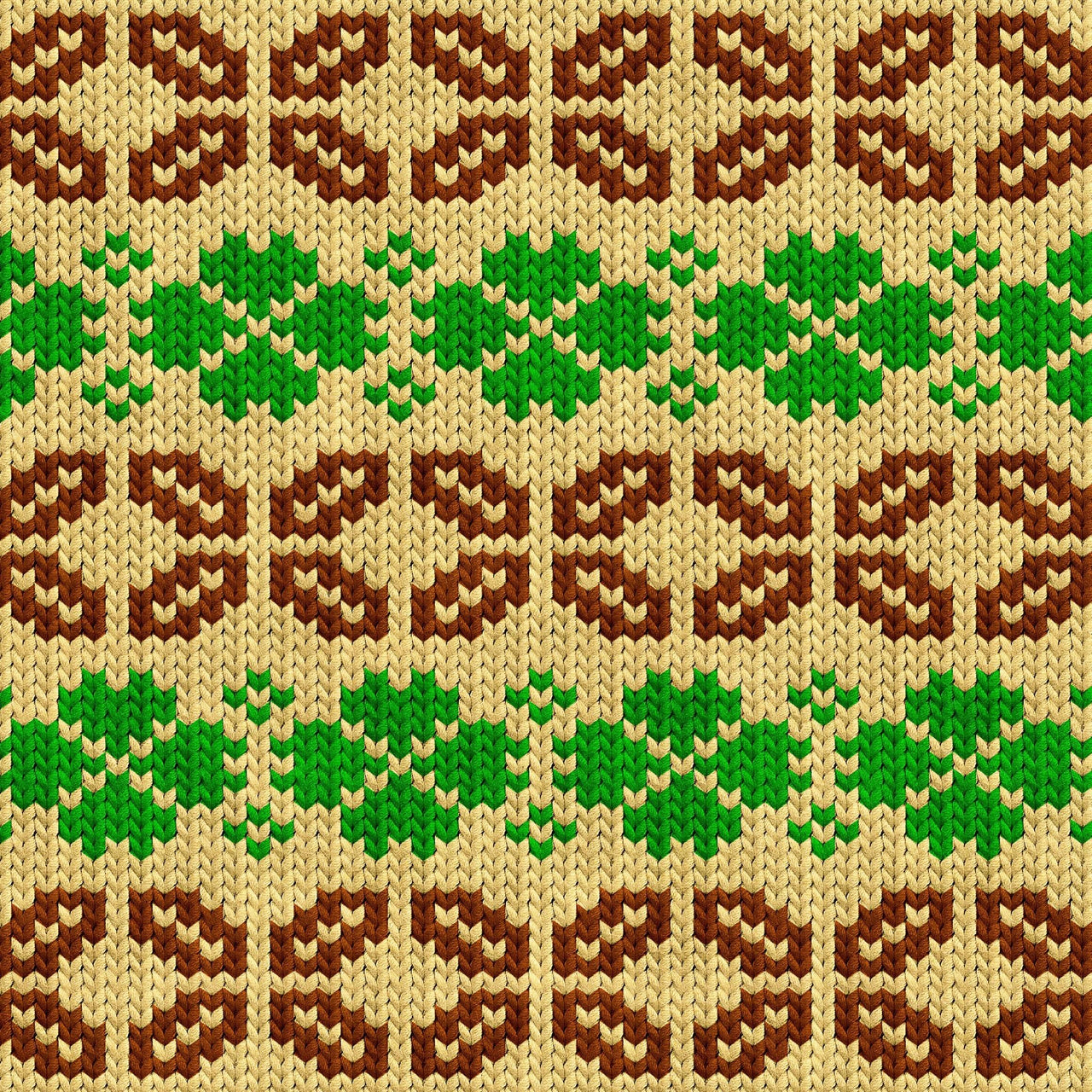 St Patricks Day Jacquard Knitting Chart