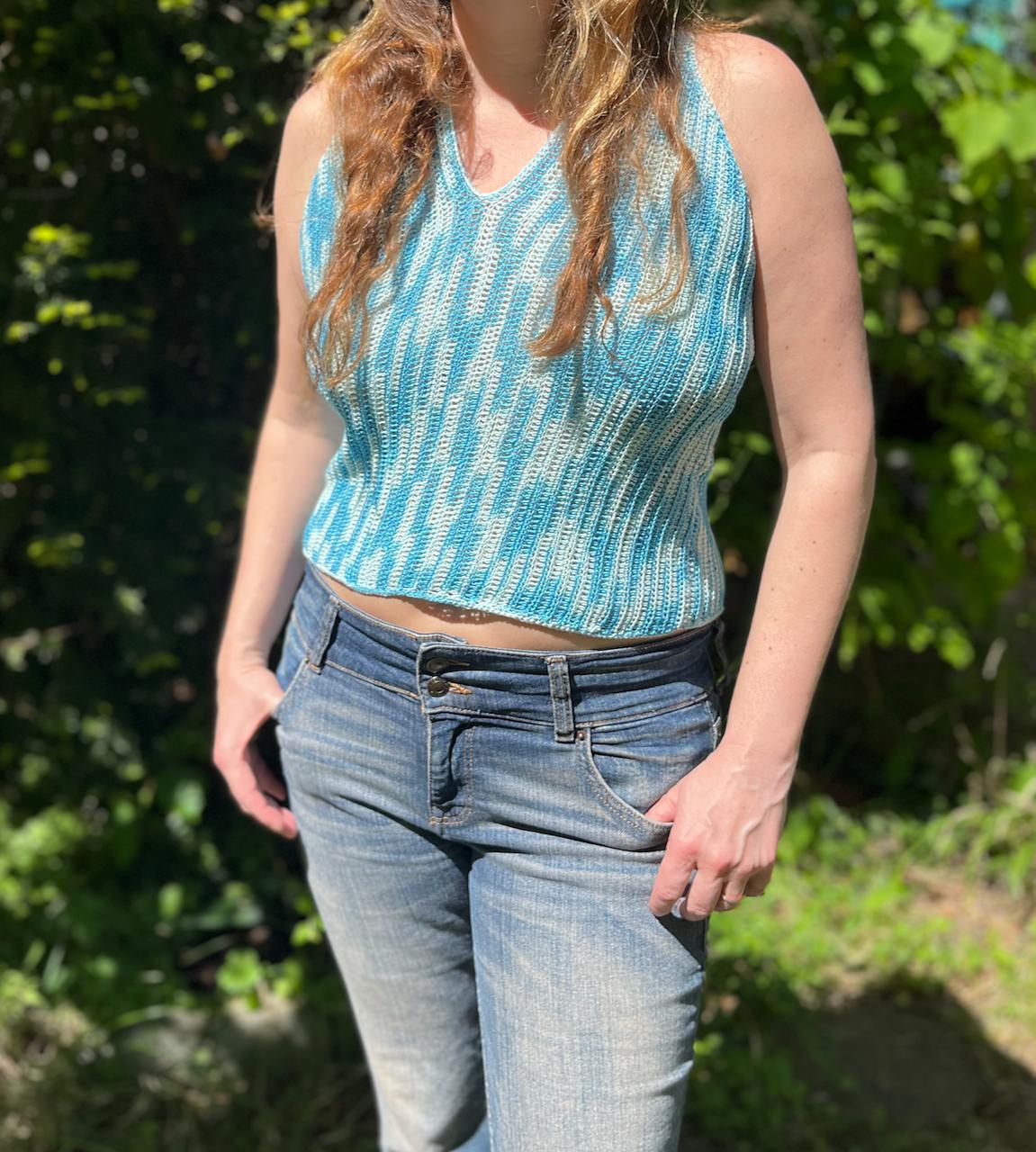 Tanktop "Aqua Chic"