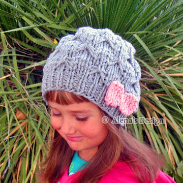Hat with Pink Bow