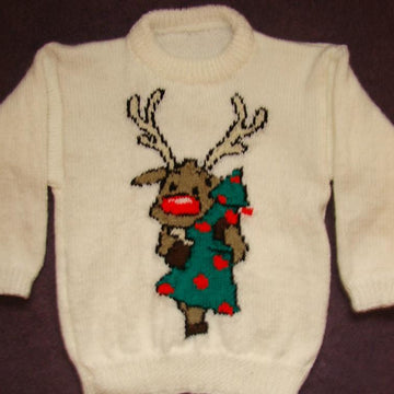 Christmas Rudolph Reindeer Jumper #2