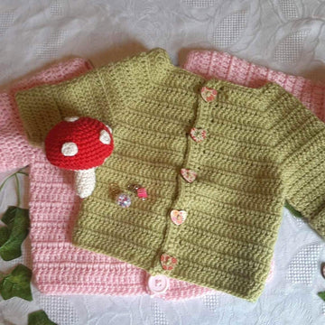 The Olivia Simple Baby Cardigan