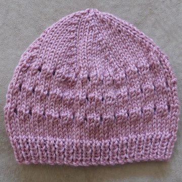 Poppy - Babies eyelet stitch beanie
