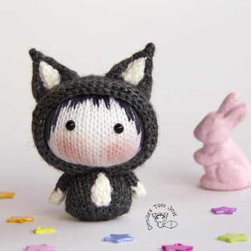 Grey Wolf Doll Tanoshi