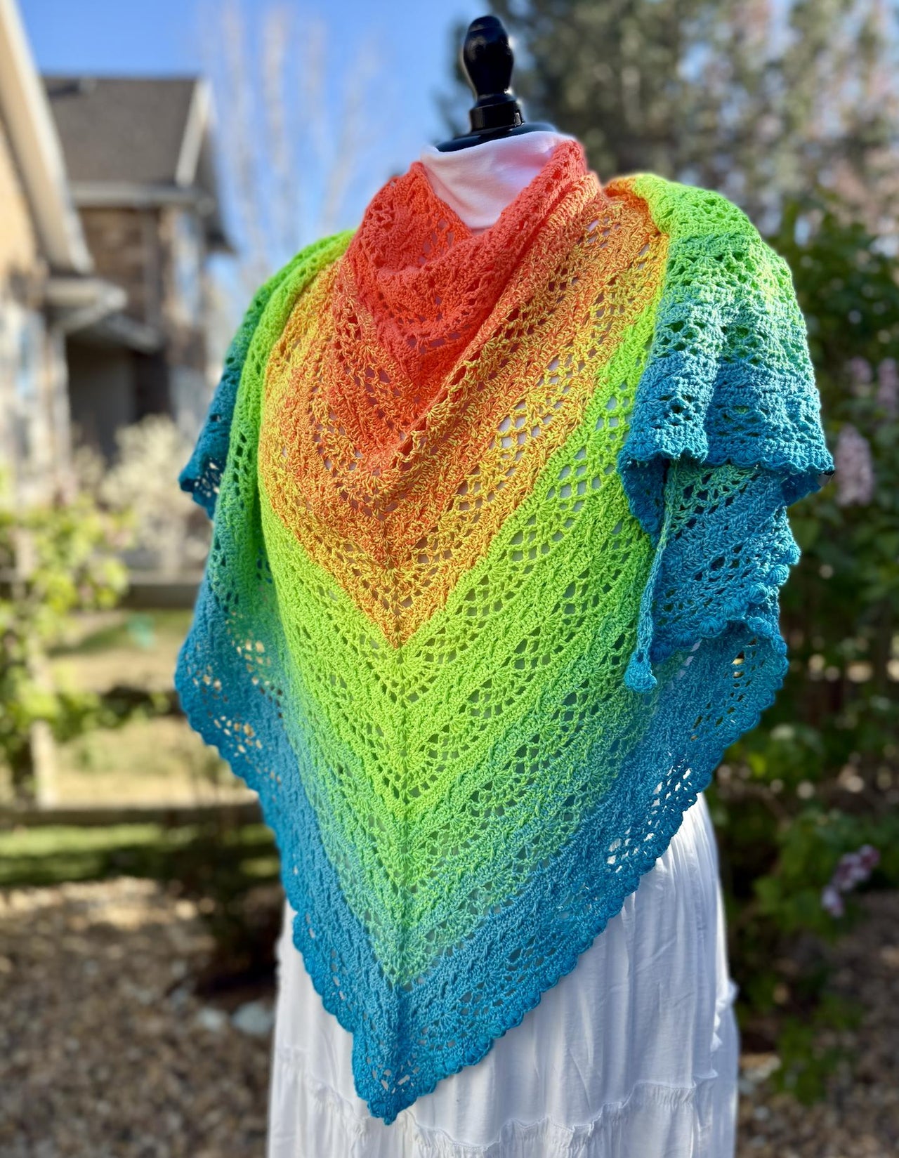 Stretchy Toes Shawl