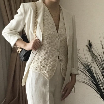 Harmony Basketweave Vest N 633