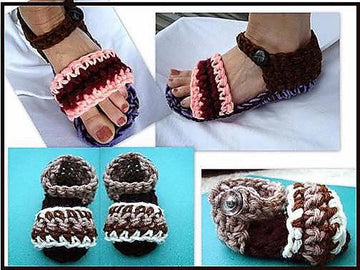 STRIPES SANDALS, baby to adult
