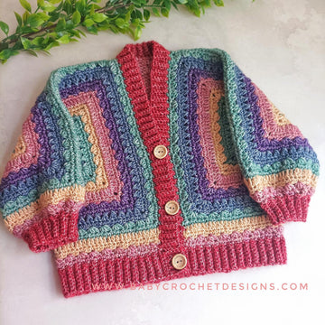 Aurora Hexagon Cardigan