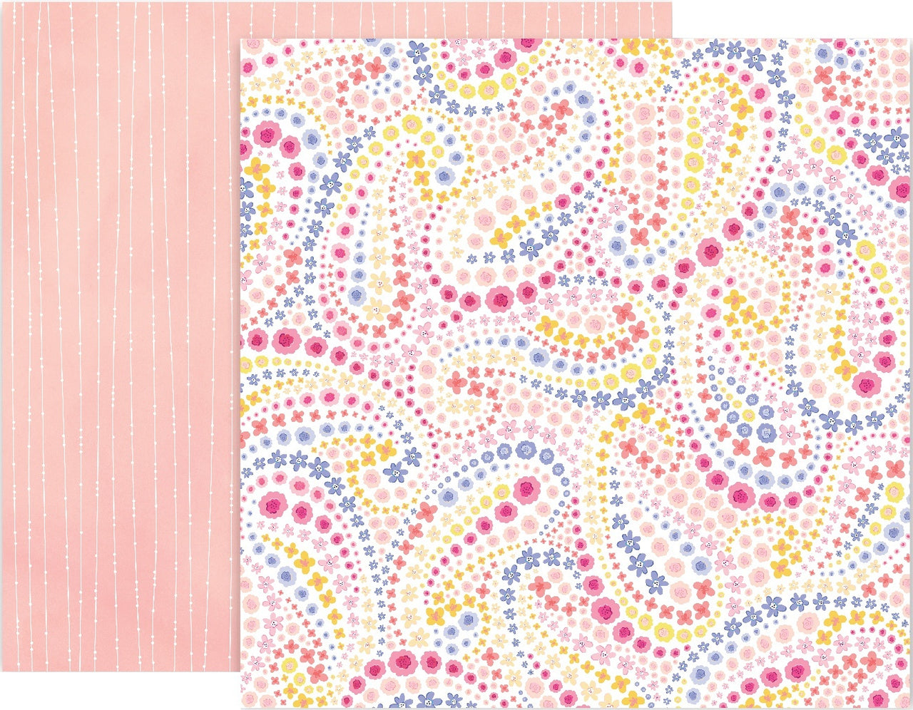American Crafts Paige Evans Bloom Street Double-Sided Cardstock 12"X12" 25/Pkg - #18