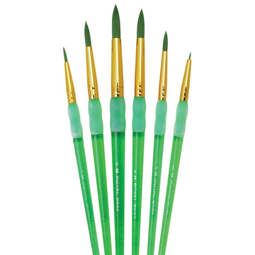 Royal Brush Big Kid's Choice Round Brush Set - 6/Pkg