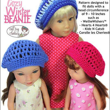 Cozy Winter Beanie for Dolls