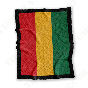 C2C Crochet Pattern Striped Rasta Blanket Rastafari Throw Reggae Afghan