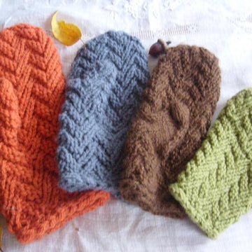 Herringbone Mittens