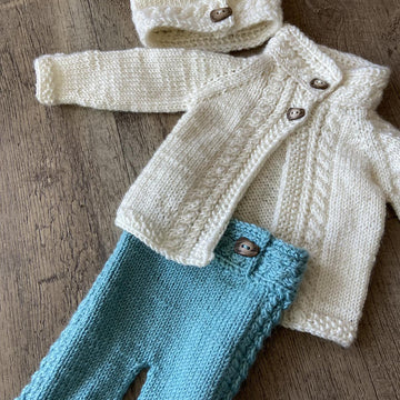 Gently Cabled Baby Cardigan