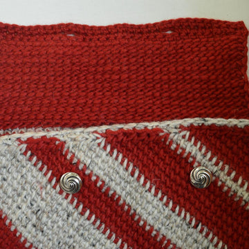 Diagonal Stripes Messenger Bag