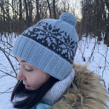 Nordic Snowflake Hat