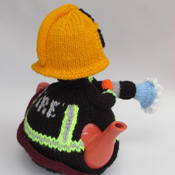 Firefighter Tea Cosy Knitting Pattern