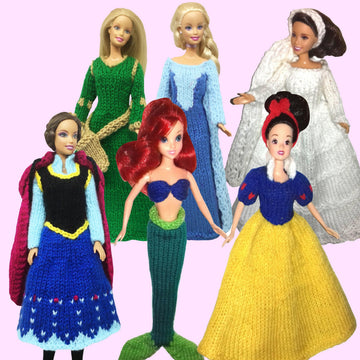 Barbie Princess outfits to fit 11-12" dolls