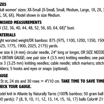 Cable Trim Pullover #175