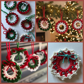 Mini Christmas Wreath Decoration