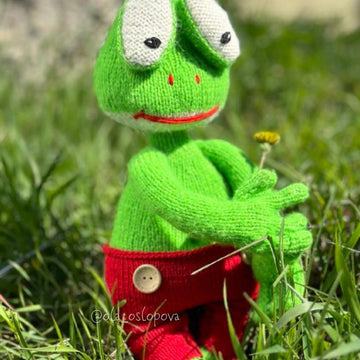 Frog knitting pattern