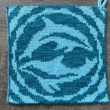 Sea Dolphin Potholder