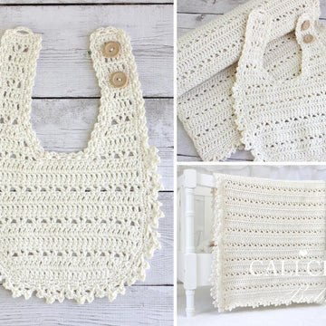 Blossom Baby Bib & Blanket Set #140