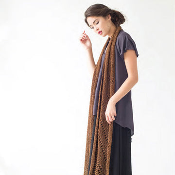 Alethea Scarf in Berroco Mykonos - Downloadable PDF