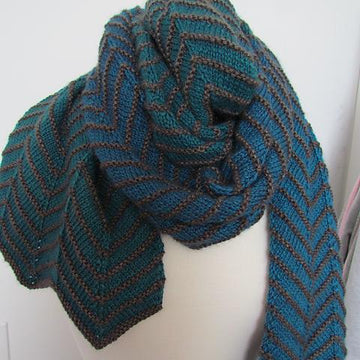 Obsidian Chevron Scarf